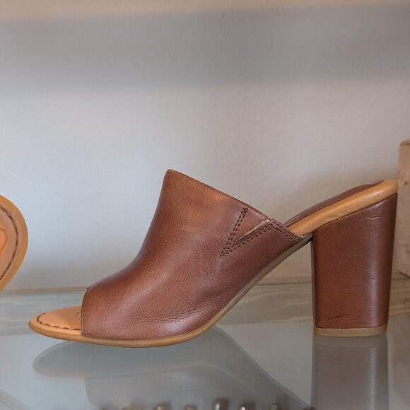 Clarks Shoes - Clarks Brown Mule Shoes